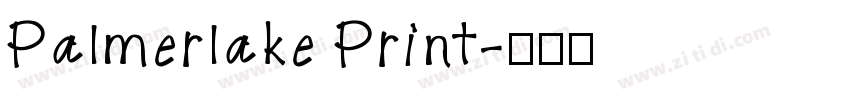 Palmerlake Print字体转换
